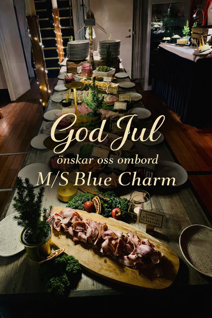 Julbord på M/S Blue Charm