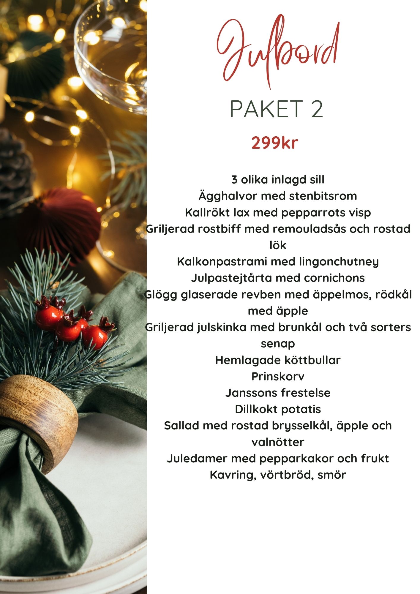 Julbord Paket 2