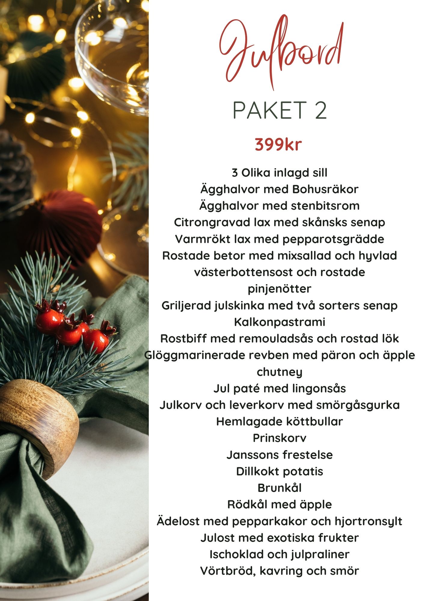 Julbord Paket 3