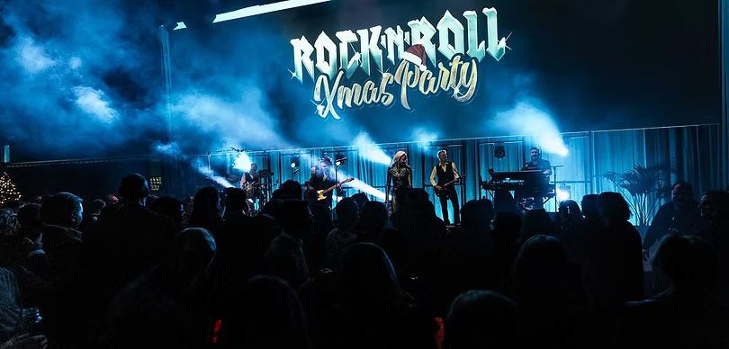 Julbord på RocknRoll Xmas Party i Kirsebergsstaden
