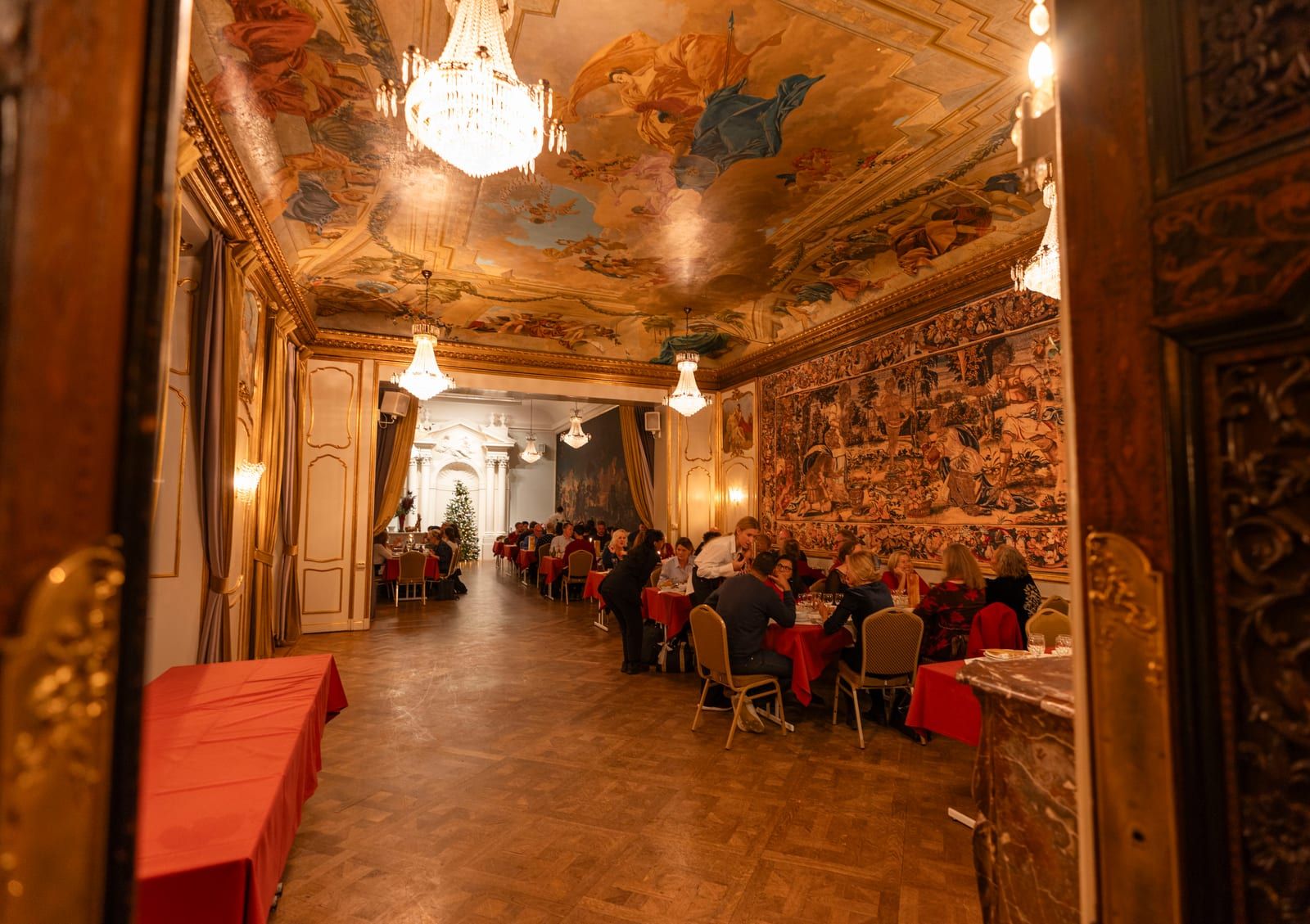 Julbord på van der Nootska palatset - Swedenborg